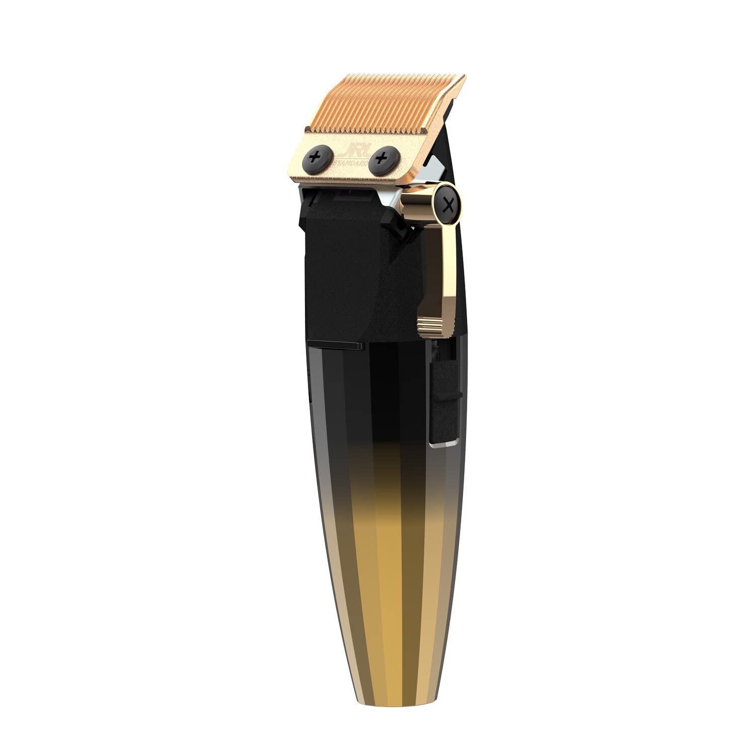JRL Fresh Fade 2020C-G Clipper - Professional Hair Clippers w/Cool Blade Technology for Men's Grooming - Rechargeable Clippers w/LCD Display and Corrosion Proof (Gold)