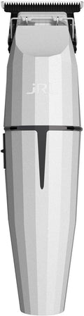 JRL Ghost 2020T Professional Cordless Hair Trimmer for Barbers, Smart-Clip™ No-Drag Technology, EZ-Gap® T-Blade, 8200 RPM Motor, 3.5 Hour Runtime, (White)