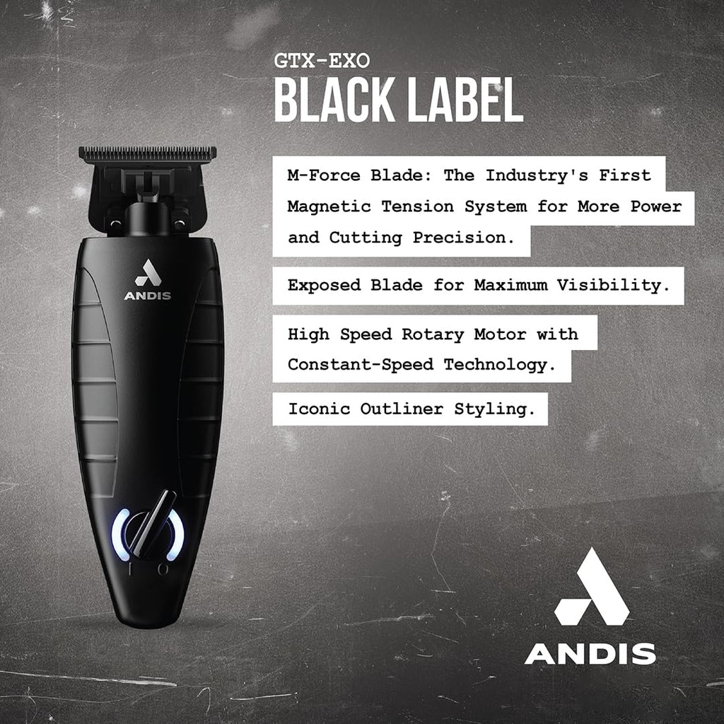 Andis 562009 GTX-EXO M-Force Replacement Hair Cutting Blade, Deep Tooth, Zero-Gapped, Black