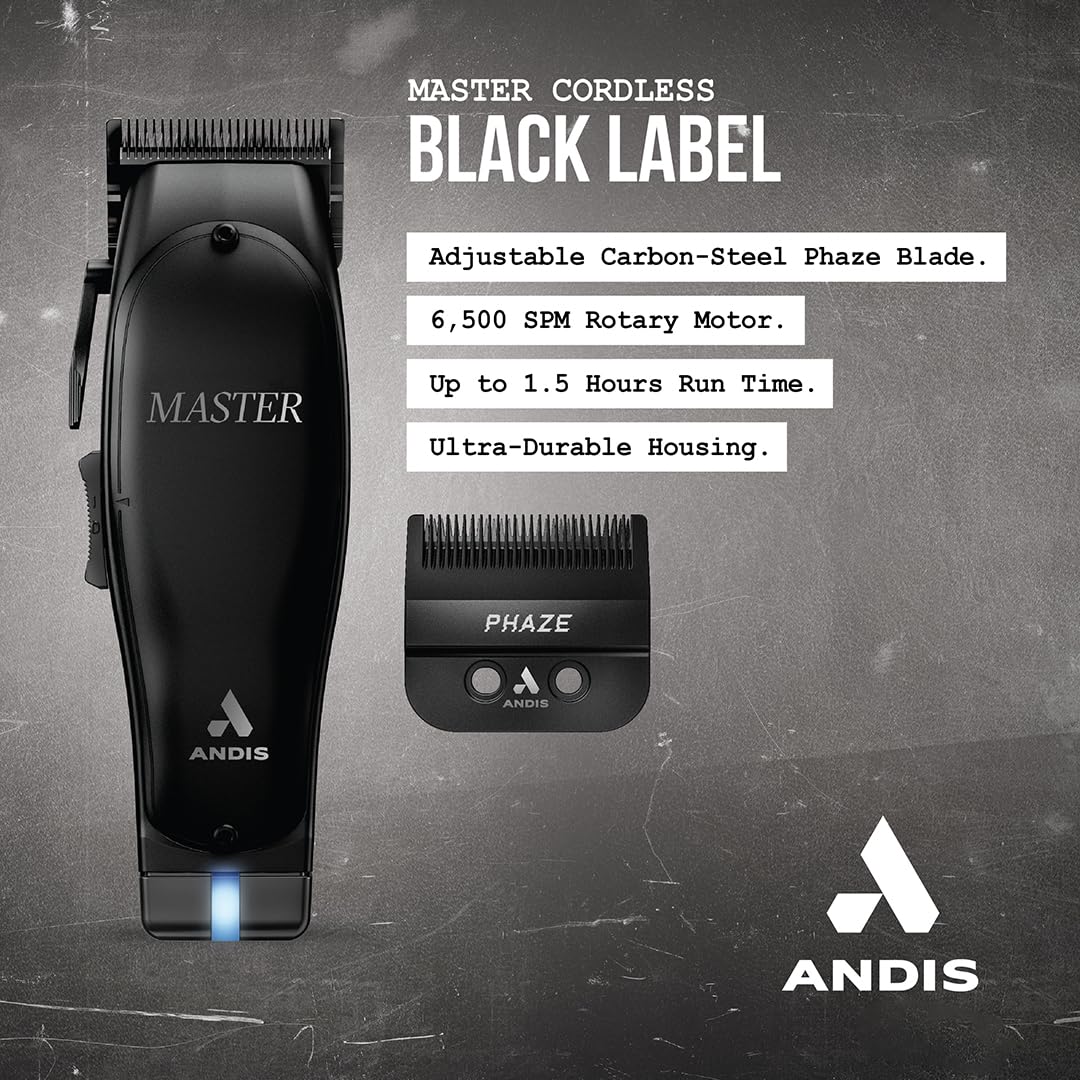 Andis 562009 GTX-EXO M-Force Replacement Hair Cutting Blade, Deep Tooth, Zero-Gapped, Black