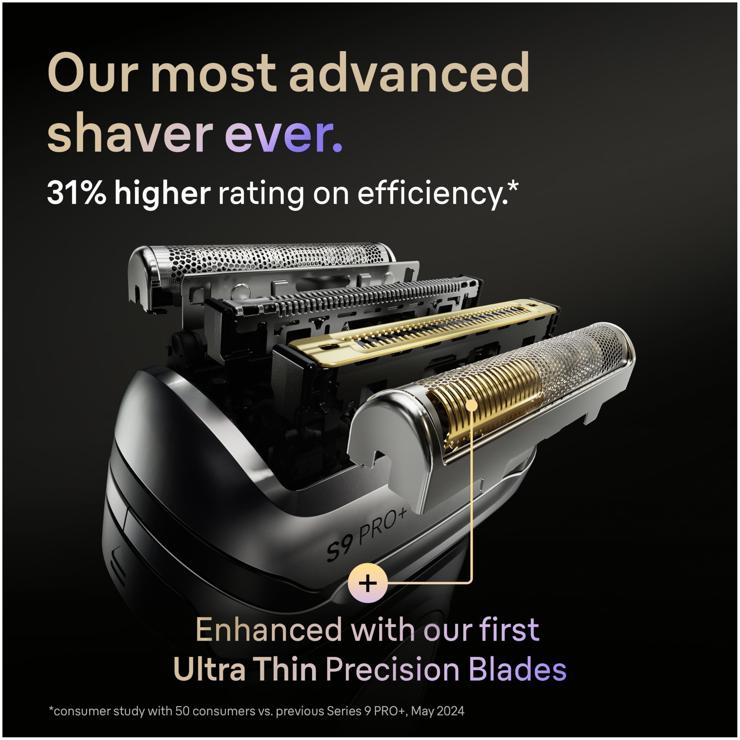 Series 9 Men's Electric Shaver Head ORIGINAL Replacement Blade, Silver 92S