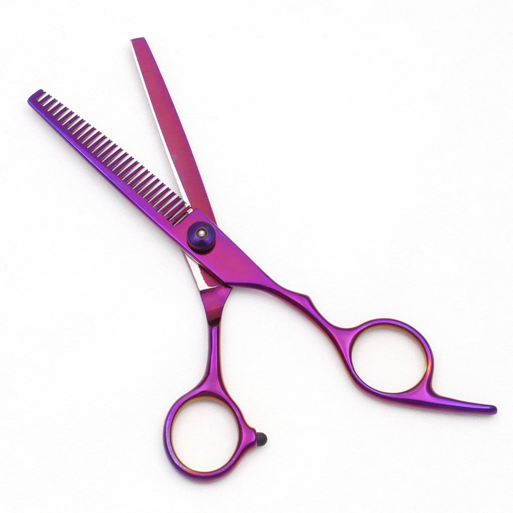Hairdressing Scissors Black-Gold Hair Scissors Professional 6" JP Stainless Thinning Shears Haircut Scissors Barber Shop C1001