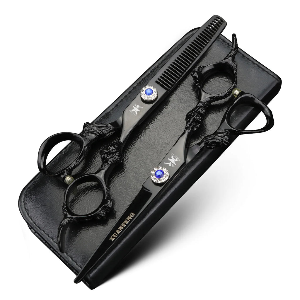 MS AMG 6 inch handle hair scissors Barber styling