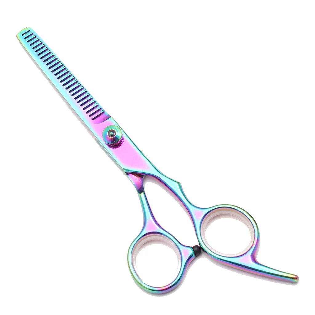 Hairdressing Scissors Black-Gold Hair Scissors Professional 6" JP Stainless Thinning Shears Haircut Scissors Barber Shop C1001