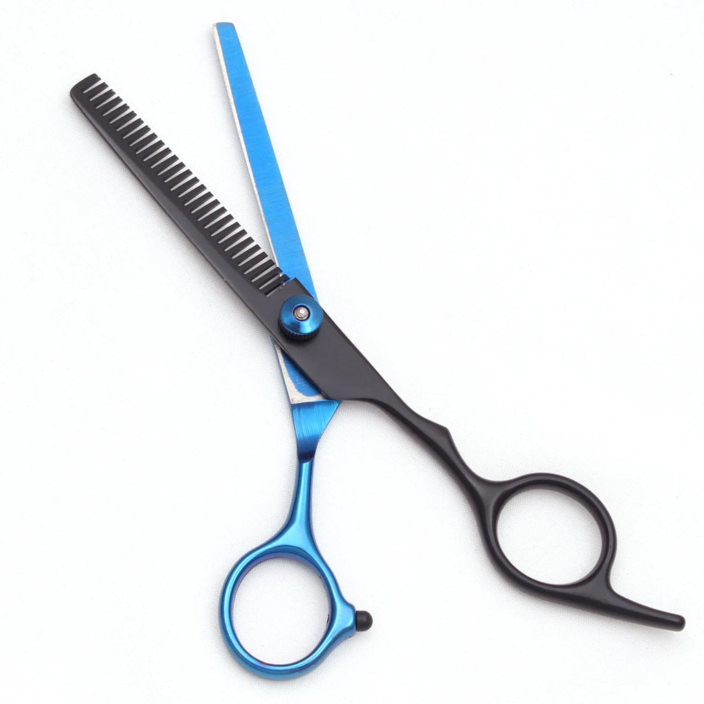 Hairdressing Scissors Black-Gold Hair Scissors Professional 6" JP Stainless Thinning Shears Haircut Scissors Barber Shop C1001