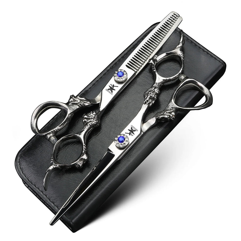 MS AMG 6 inch handle hair scissors Barber styling