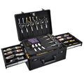 CH Barber Case with Sliding Tray, Professional Barbers Briefcase Tool
